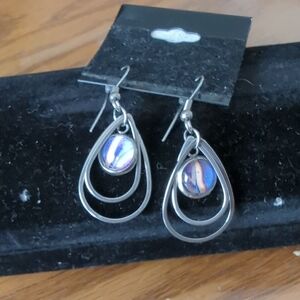 Elegant Silver Teardrop Earrings